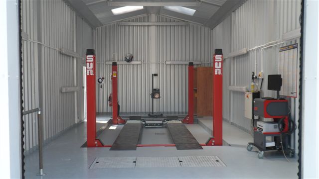 MOT Station for Speedwell Honda, internal profile.